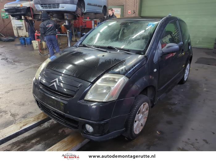 Citroen C2 1.4 Samochód złomowany (2004, Czarny)