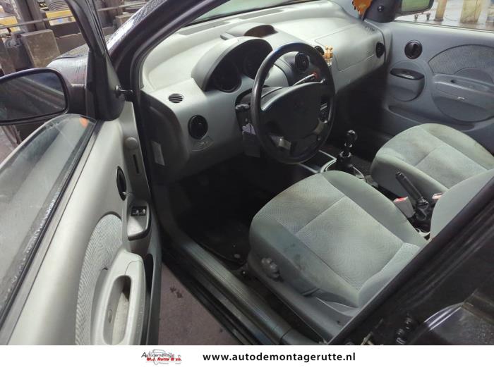 Chevrolet Kalos 1.4 Samochód złomowany (2006, Czarny)