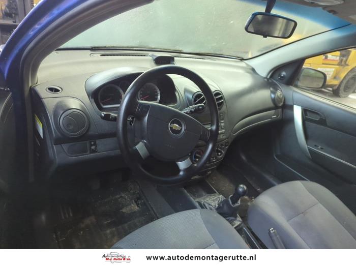 Chevrolet Aveo 1.2 16V Samochód złomowany (2010, Niebieski)