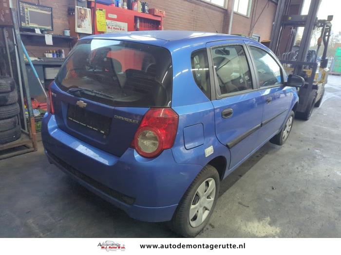 Chevrolet Aveo 1.2 16V Samochód złomowany (2010, Niebieski)