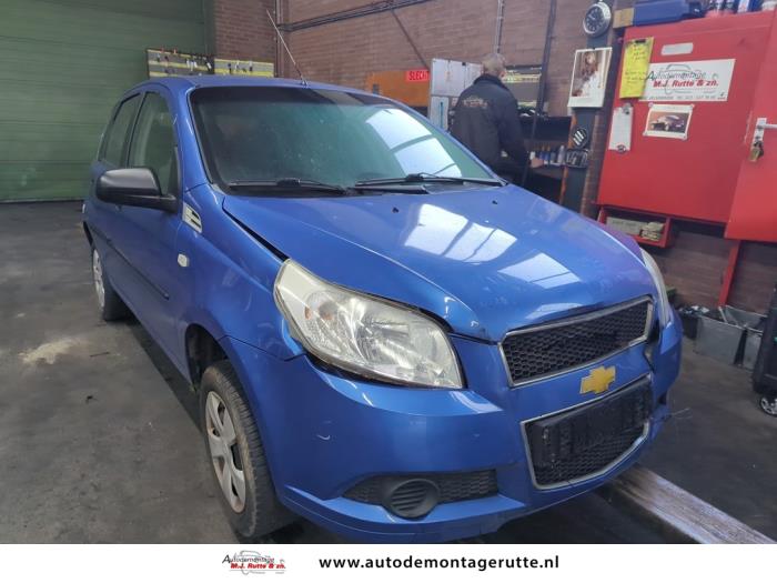 Chevrolet Aveo 1.2 16V Samochód złomowany (2010, Niebieski)