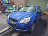 Chevrolet Aveo 1.2 16V Samochód złomowany (2010, Niebieski)