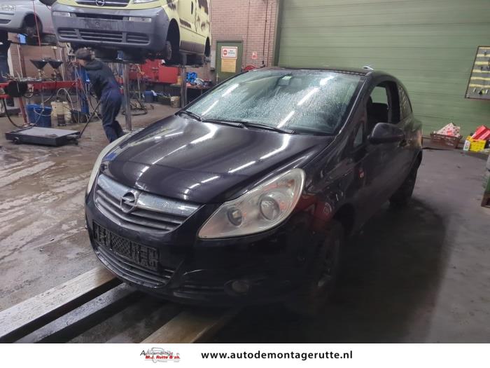Opel Corsa D 1.2 16V Sloopvoertuig (2006, Zwart)
