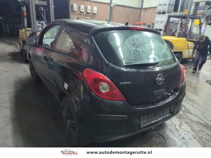 Opel Corsa D 1.2 16V Sloopvoertuig (2006, Zwart)