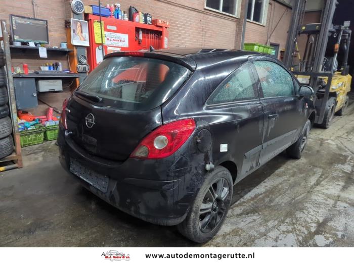 Opel Corsa D 1.2 16V Sloopvoertuig (2006, Zwart)