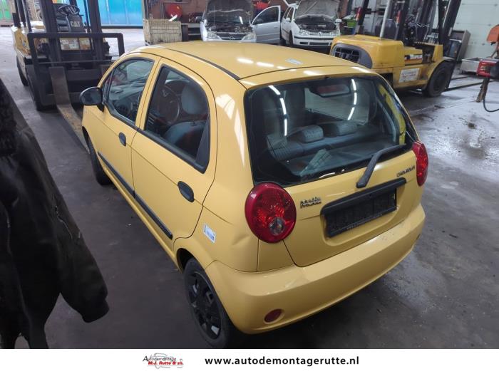 Chevrolet Matiz 0.8 S,SE Samochód złomowany (2008, Zólty)