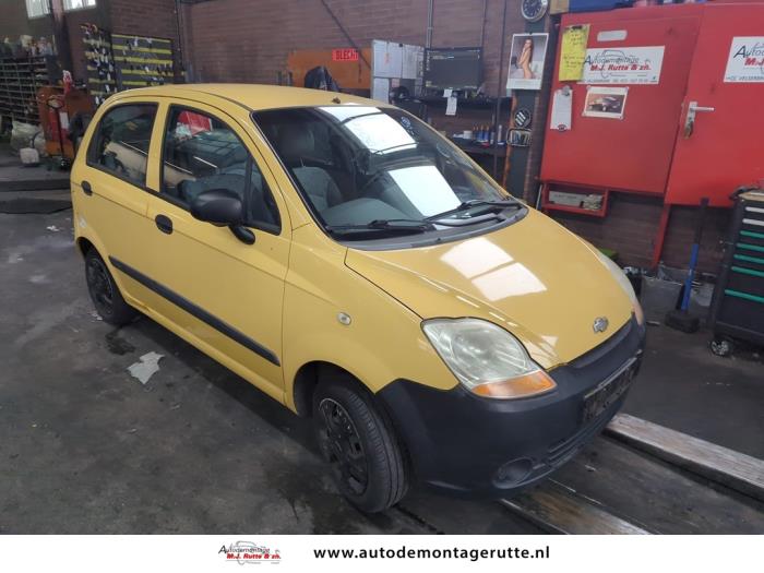 Chevrolet Matiz 0.8 S,SE Samochód złomowany (2008, Zólty)