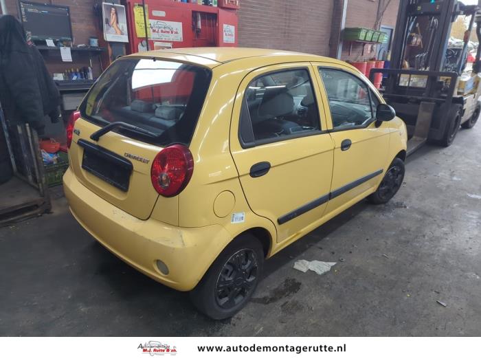 Chevrolet Matiz 0.8 S,SE Samochód złomowany (2008, Zólty)