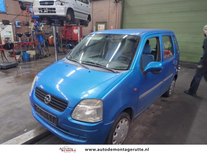 Opel Agila 1.2 16V Sloopvoertuig (2002, Blauw)