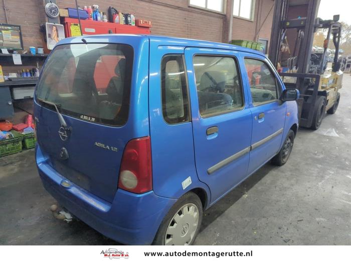 Opel Agila 1.2 16V Sloopvoertuig (2002, Blauw)