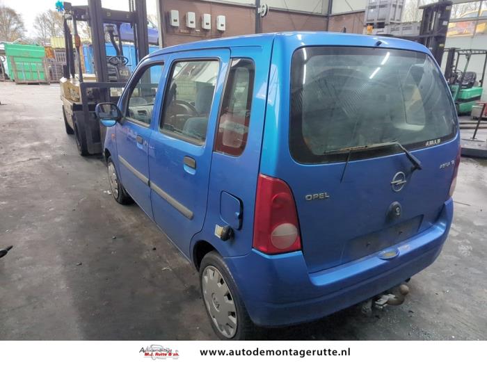 Opel Agila 1.2 16V Sloopvoertuig (2002, Blauw)