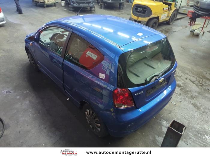 Chevrolet Kalos 1.2 Samochód złomowany (2005, Niebieski)