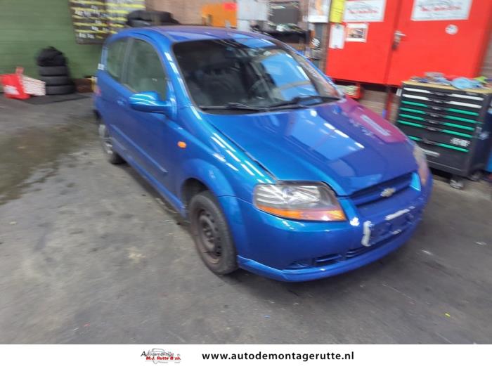 Chevrolet Kalos 1.2 Samochód złomowany (2005, Niebieski)