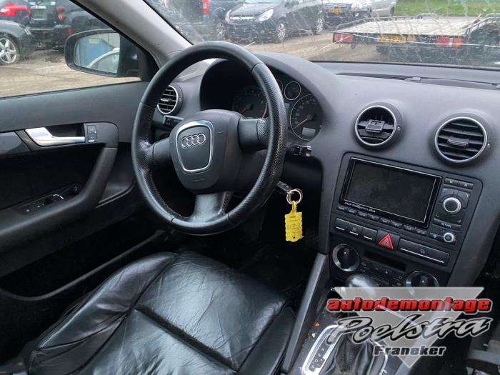 Audi A3 Sportback 2.0 TFSI 16V Skrotfordon (2006, ZWART)