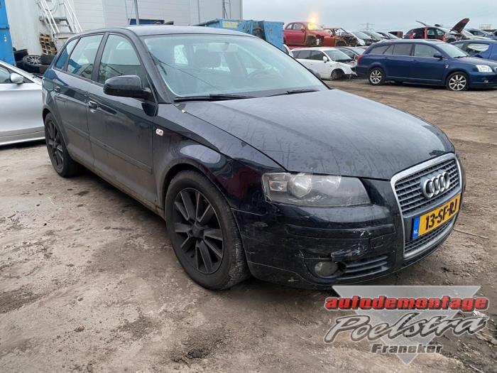 Audi A3 Sportback 2.0 TFSI 16V Skrotfordon (2006, ZWART)