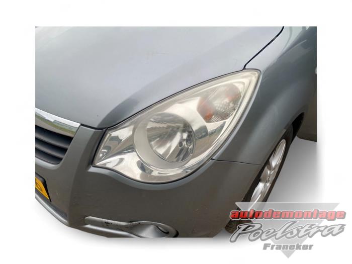 Opel Agila 1.0 12V Sloopvoertuig (2012, Metallic, Grijs)