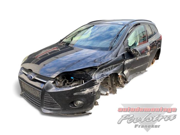 Ford Focus 3 Wagon 1.0 Ti-VCT EcoBoost 12V 100 Sloopvoertuig (2014, Metallic, Zwart)