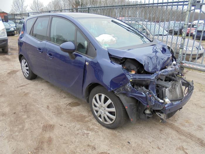 Opel Meriva 1.4 Turbo 16V ecoFLEX Sloopvoertuig (2011, Donker, Blauw)