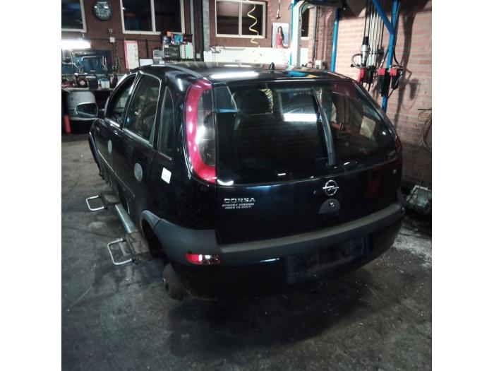 Opel Corsa C 1.2 16V Sloopvoertuig (2003, Zwart)