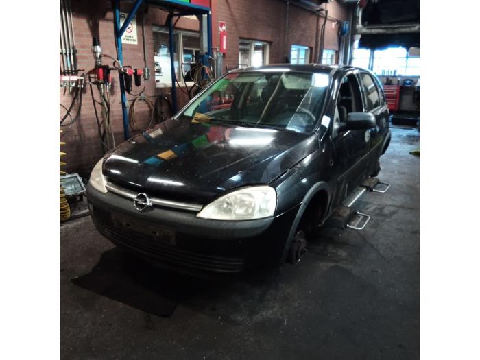 Opel Corsa C 1.2 16V Sloopvoertuig (2003, Zwart)