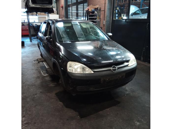 Opel Corsa C 1.2 16V Sloopvoertuig (2003, Zwart)