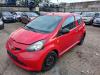 Toyota Aygo 1.0 12V VVT-i Samochód złomowany (2007, Czerwony)