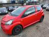 Toyota Aygo 1.0 12V VVT-i Samochód złomowany (2007, Czerwony)