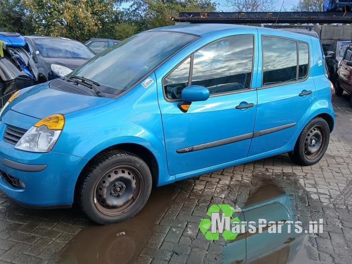 Renault Modus/Grand Modus 1.2 16V Samochód złomowany (2005, Niebieski)