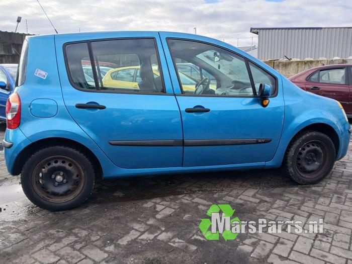 Renault Modus/Grand Modus 1.2 16V Samochód złomowany (2005, Niebieski)