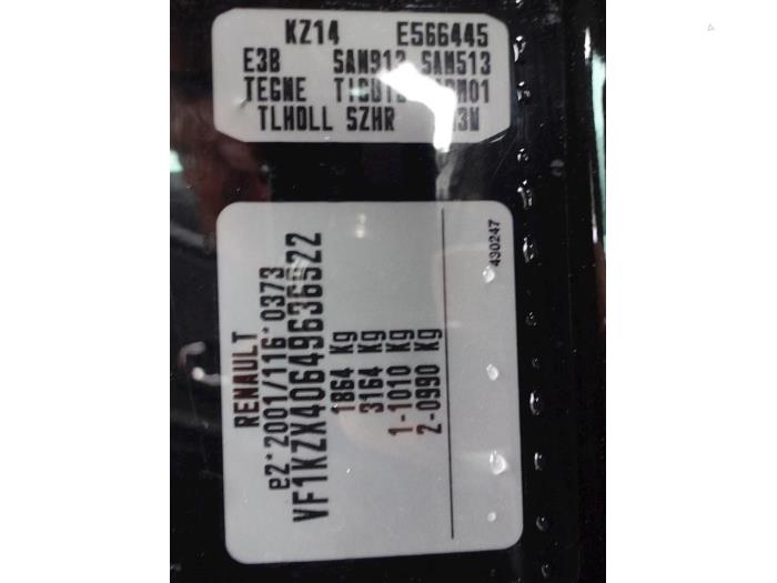 Renault Megane III Grandtour 1.5 dCi 110 Sloopvoertuig (2013, Zwart)