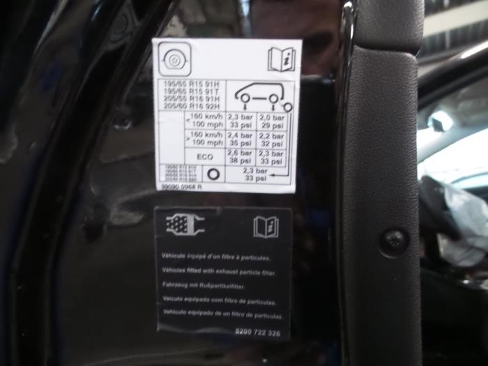 Renault Megane III Grandtour 1.5 dCi 110 Sloopvoertuig (2013, Zwart)