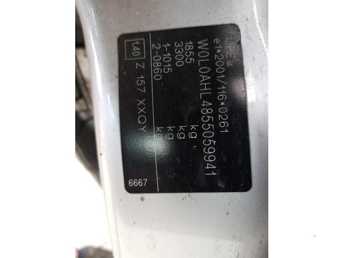 Opel Astra H 1.7 CDTi 16V Skrotfordon (2004, GRIJS)