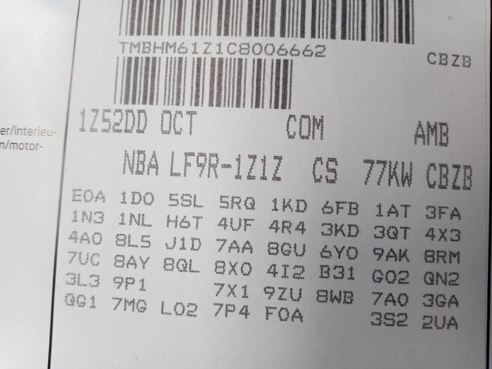 Skoda Octavia Combi 1.2 TSI Sloopvoertuig (2011, Zwart)