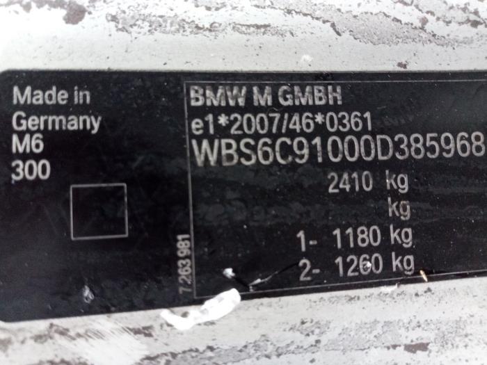 BMW 6 serie Gran Coupe M6 V8 32V Competition Package Skrotfordon (2015, WIT)