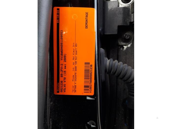 Volvo V70 2.4 D 20V Sloopvoertuig (2009, Zwart)