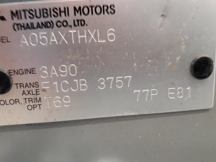 Mitsubishi Space Star 1.0 12V Sloopvoertuig (2015, Blauw)