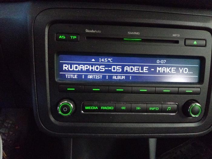 Skoda Fabia II Combi 1.2 TDI 12V Greenline Sloopvoertuig (2012, Grijs)