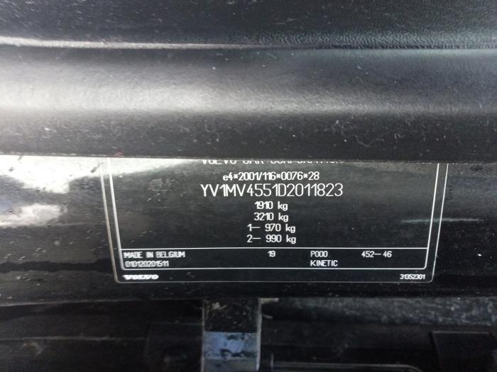 Volvo V40 1.6 T3 GTDi 16V Sloopvoertuig (2012, Zwart)