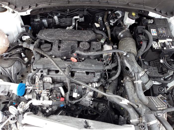 Hyundai Tucson 1.6 T-GDI Hybrid 48V Sloopvoertuig (2022, Wit)