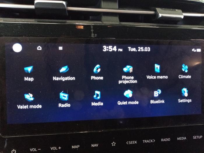 Hyundai Tucson 1.6 T-GDI Hybrid 48V Sloopvoertuig (2022, Wit)