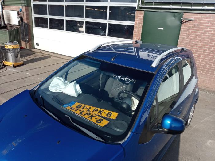 Chevrolet Spark 1.2 16V Samochód złomowany (2010, Niebieski)