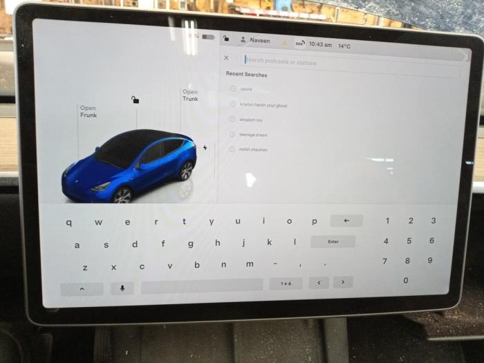 Tesla Model Y RWD Skrotfordon (2024, BLAUW)