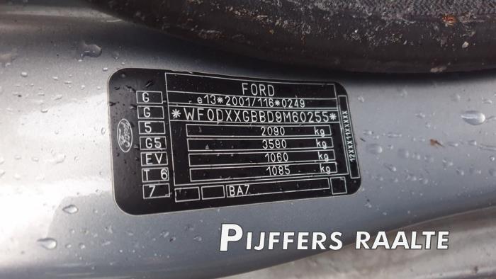 Ford Mondeo IV 2.0 16V Flexifuel Skrotfordon (2009, GRIJS)