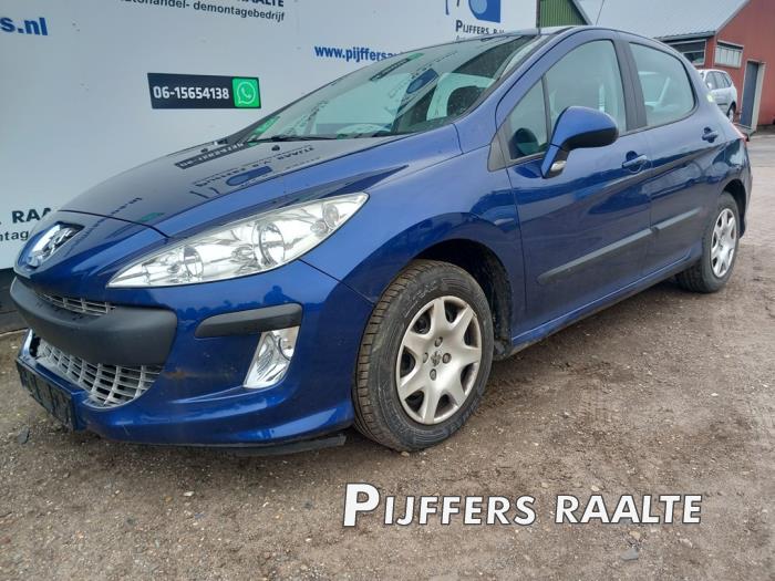 Peugeot 308 1.6 VTI 16V Samochód złomowany (2008, Niebieski)