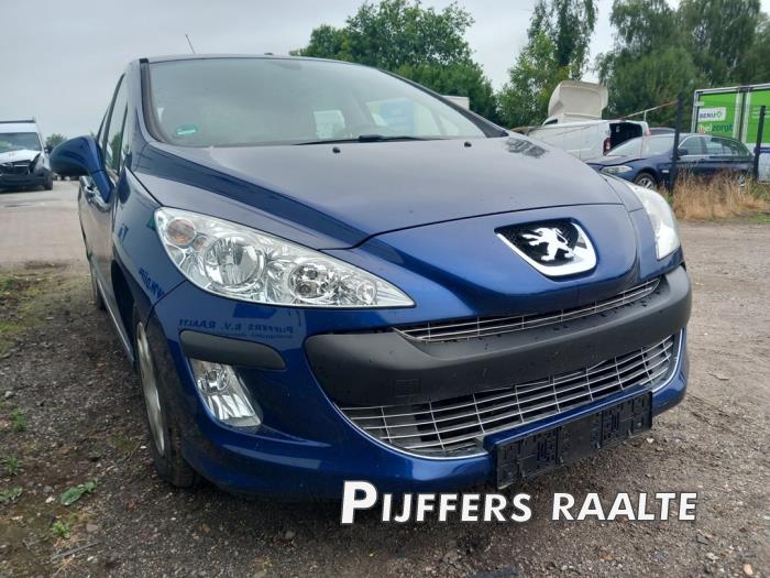 Peugeot 308 1.6 VTI 16V Samochód złomowany (2008, Niebieski)