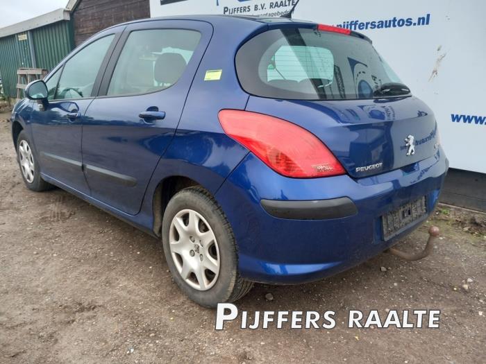 Peugeot 308 1.6 VTI 16V Samochód złomowany (2008, Niebieski)