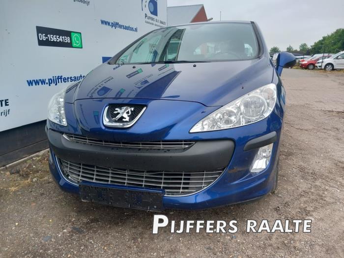 Peugeot 308 1.6 VTI 16V Samochód złomowany (2008, Niebieski)