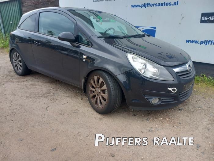 Opel Corsa D 1.4 16V Twinport Sloopvoertuig (2010, Zwart)
