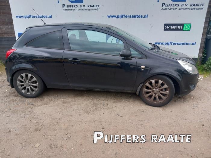 Opel Corsa D 1.4 16V Twinport Sloopvoertuig (2010, Zwart)