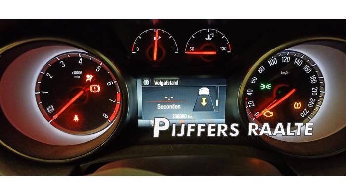 Opel Astra K Sports Tourer 1.0 Turbo 12V Samochód złomowany (2016, Szary)